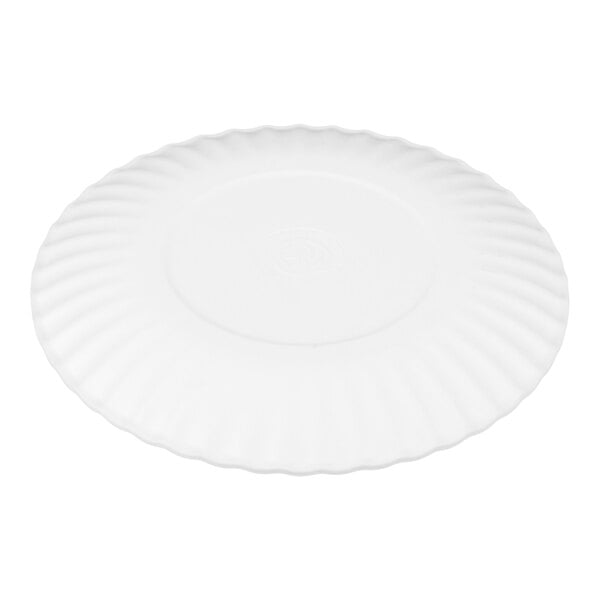 American Metalcraft Endurance 7 3/8" White Round Melamine Plate