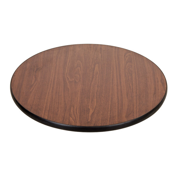 Lancaster Table Seating 24 Laminated Round Top Reversible Walnut Oak Lancaster Table Seating 24 Laminated, 24 Inch Round Table Top