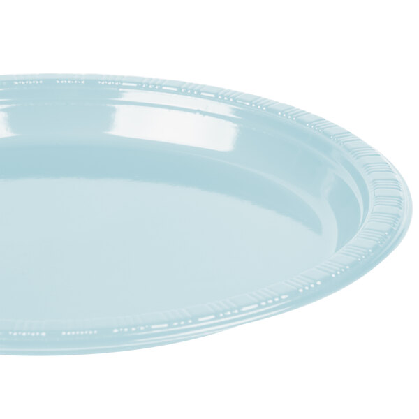 Creative Converting 28157011 7" Pastel Blue Plastic Plate 20/Pack