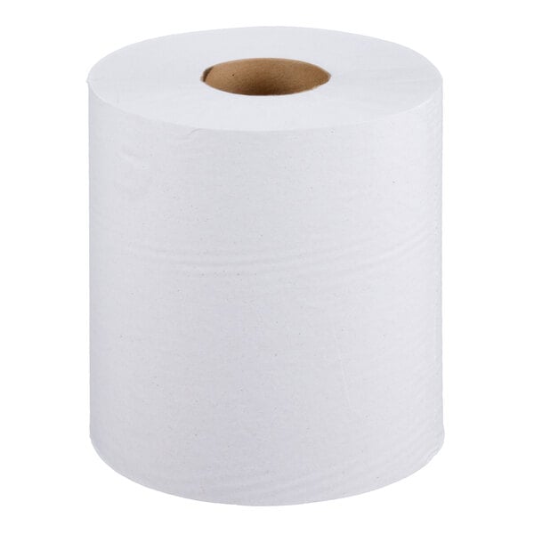 A white roll of Lavex center pull paper towels.