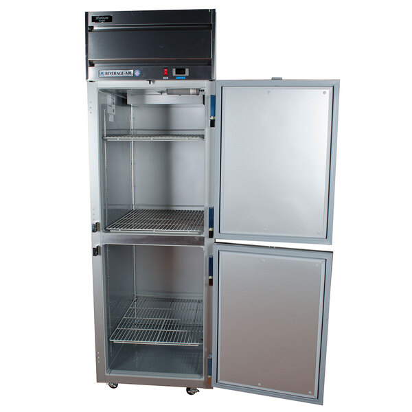Beverage Air Hfs1hc 1hs Horizon Series 26 Solid Half Door Reach In Freezer With Stainless Steel Interior