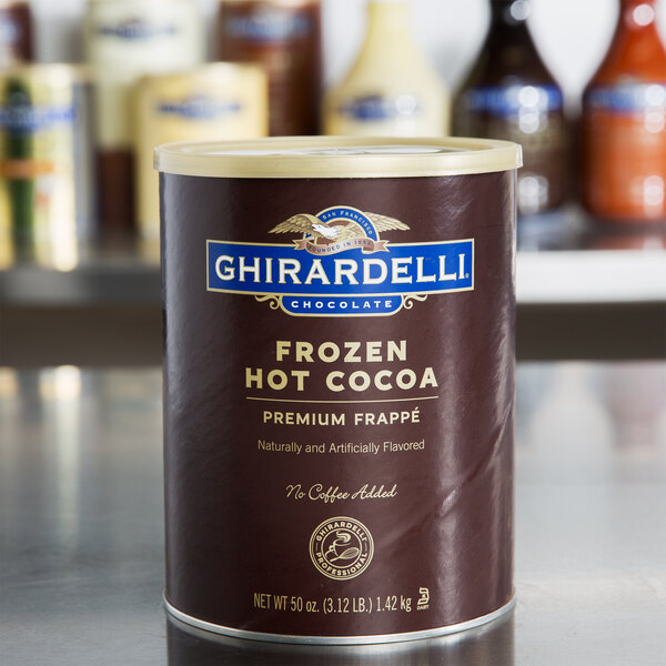 Ghirardelli 3.12 lb. Frozen Hot Chocolate Frappe Mix