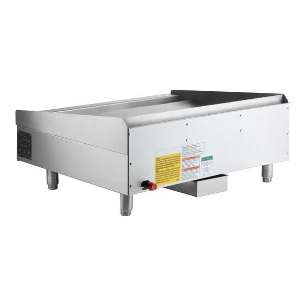 Vulcan MSA36-101 36" Countertop Natural Gas Griddle with Snap Action Thermostatic Controls - 81,000 BTU