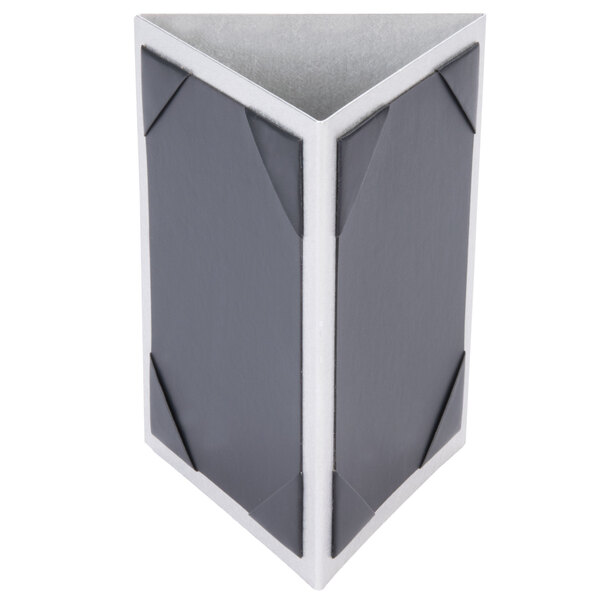 A white rectangular Menu Solutions displayette with grey corners.