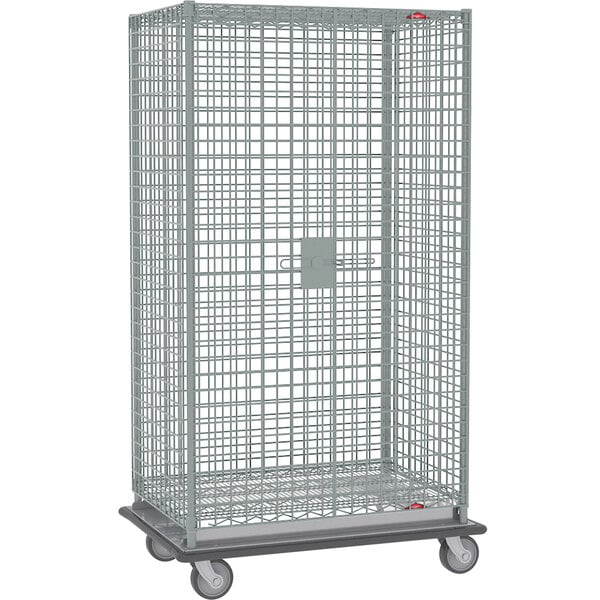 a cage with a door