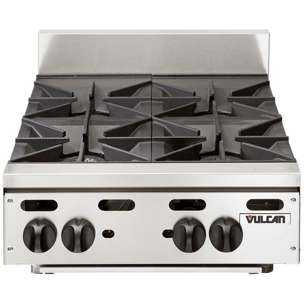 Vulcan Vhp424 Natural Gas 24 4 Burner Countertop Range