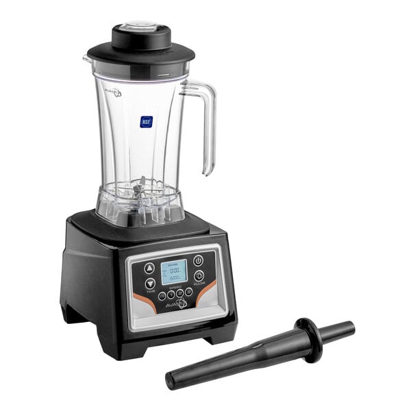 AvaMix BX2100E 3 1/2 hp Commercial Blender with Touchpad Control, Timer, Adjustable Speed, and 64 oz. Tritan™ Container - 120V