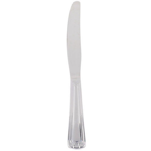 A silver Libbey stainless steel utility knife.