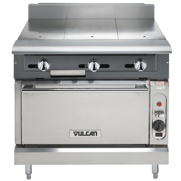 Vulcan V336HSLP V Series Liquid Propane 3 Burner HeavyDuty Range with
