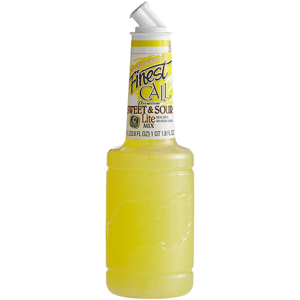 Finest Call 1 Liter Premium Lite Sweet and Sour Mix