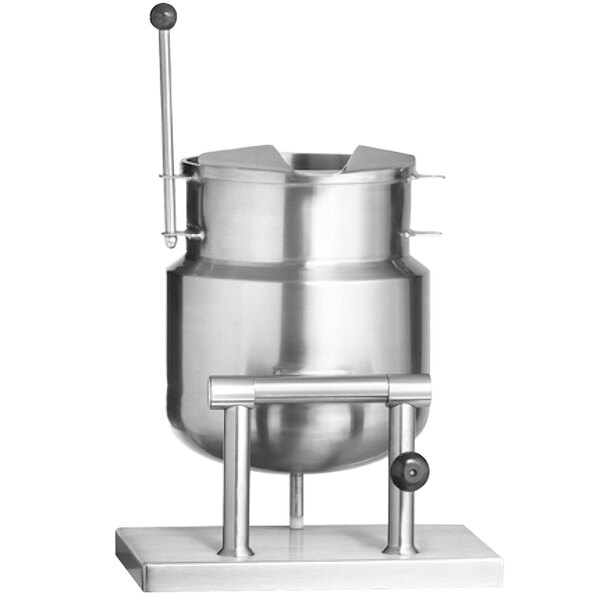 Vulcan K6DTT Direct Steam 6 Gallon Tilting 2/3 Steam Jacketed Kettle