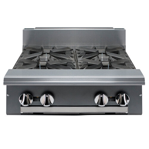 Vulcan V4B24NAT V Series Natural Gas 4 Burner 24" Modular HeavyDuty