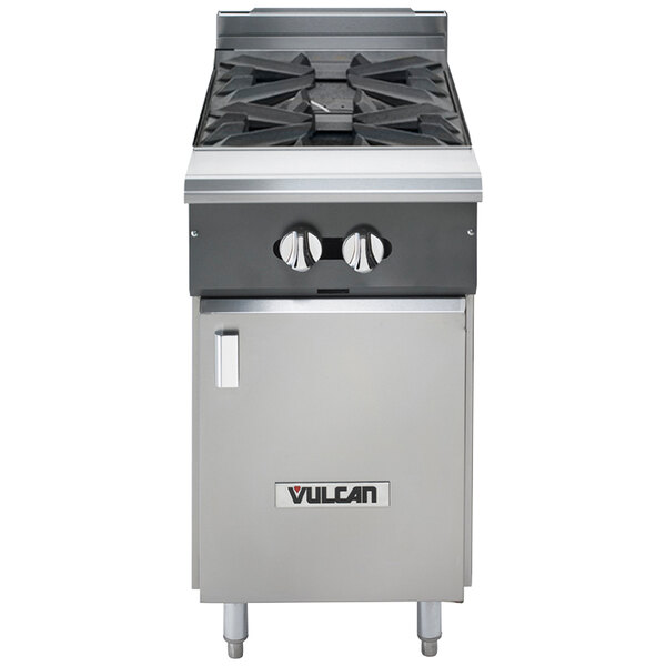 Vulcan V2B18BNAT V Series Natural Gas 2 Burner 18" HeavyDuty Range