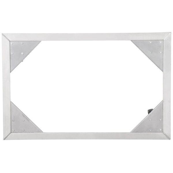 A white rectangular Vulcan VDOLLY-48 dolly frame.