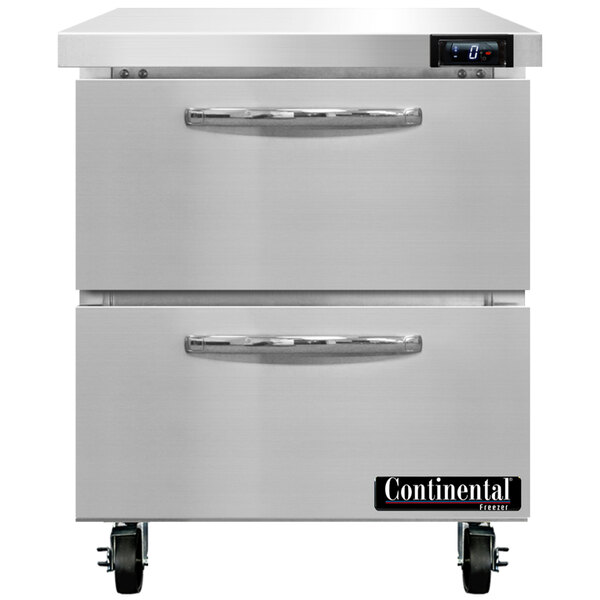 Continental Refrigerator Swf27 D 27 Undercounter Freezer With