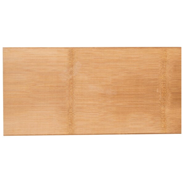 An American Metalcraft rectangular carbonized bamboo serving board.