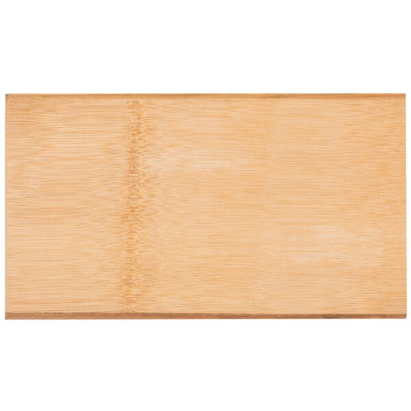An American Metalcraft rectangular carbonized bamboo serving board.