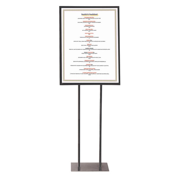 22x28 Double Sided Metal Poster Sign Holder