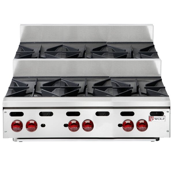 Wolf Ahp636u Nat Achiever Natural Gas 36 6 Burner Step Up