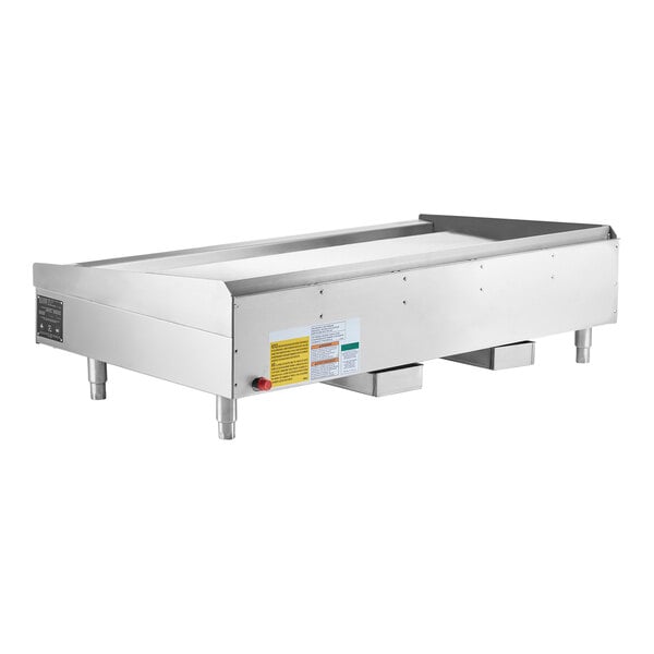 Wolf by Vulcan AGM60-NAT Natural Gas 60" Heavy-Duty Gas Countertop Griddle with Manual Controls - 135,000 BTU