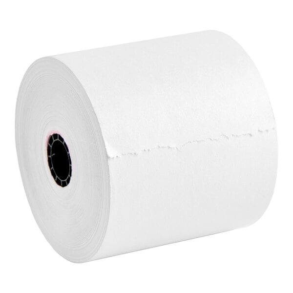 PointPlus 3 1/4" x 243' Bond Cash Register POS Paper Roll - 48/Case