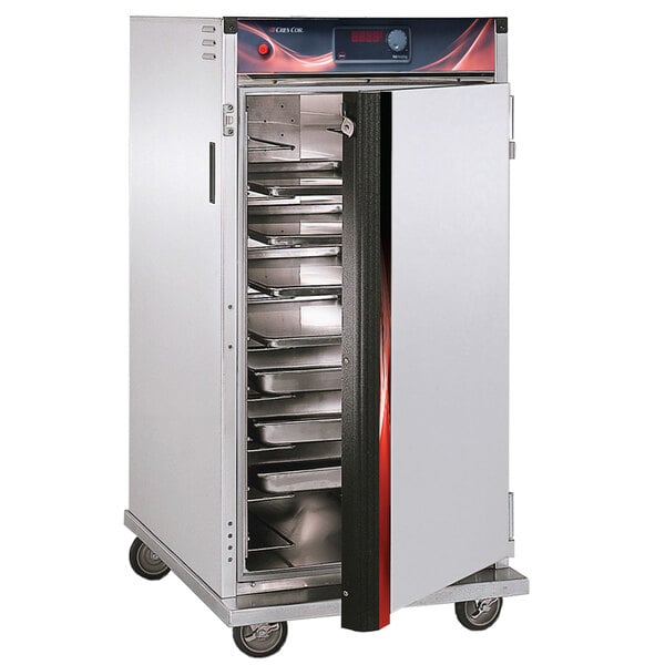 cres cor h-137-ua-9d insulated aluminum hot holding cabinet with