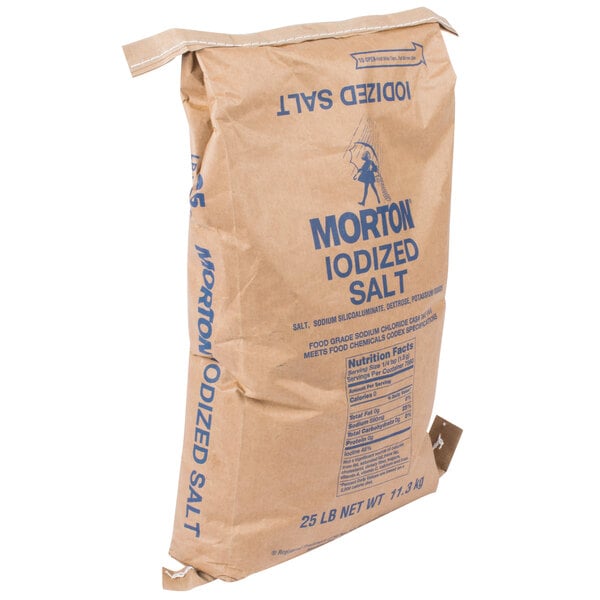 Morton 25 lb. Bulk Iodized Table Salt