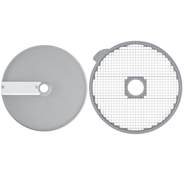 A Robot Coupe 3/16" Dicing Kit disc with a circular grid.