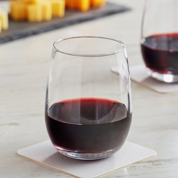 Acopa 15 oz. Stemless Wine Glass - Sample