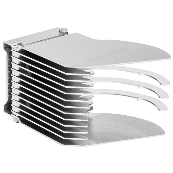 An Edlund ARC! 1/4" pusher head assembly with metal plates.