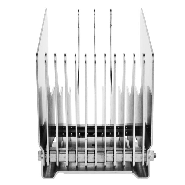 An Edlund ARC! XL metal pusher head assembly with many small blades.