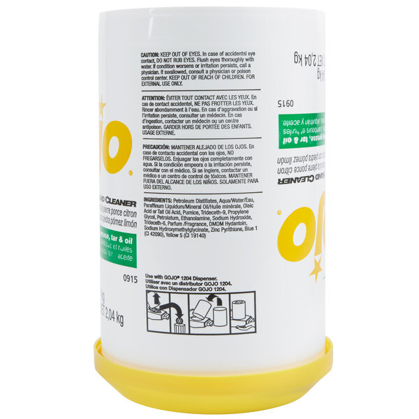 GOJO® 091506 4.5 lb. Lemon Pumice Hand Cleaner