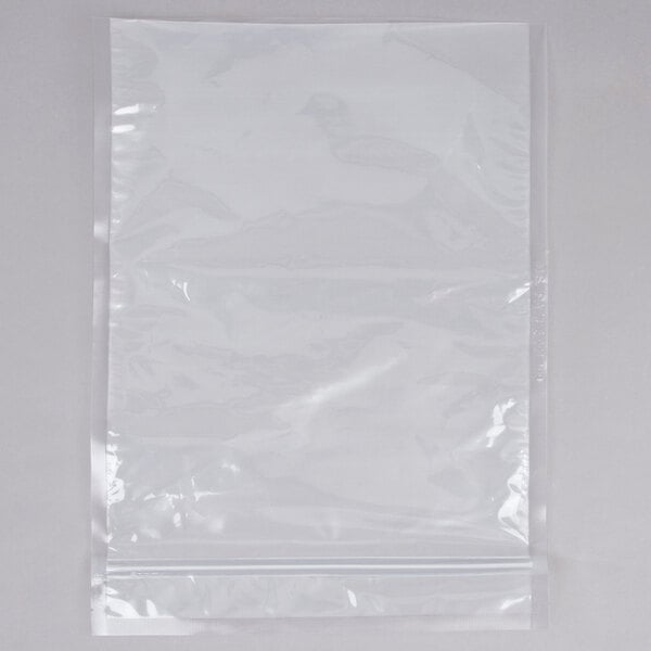 An ARY VacMaster clear plastic bag with a zipper.