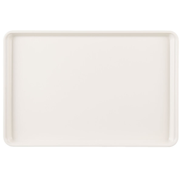 A white rectangular MFG Tray with a white border.