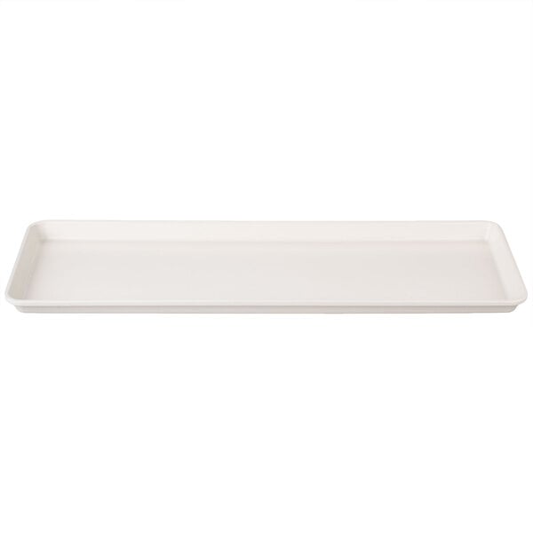 A white rectangular MFG Tray display tray.