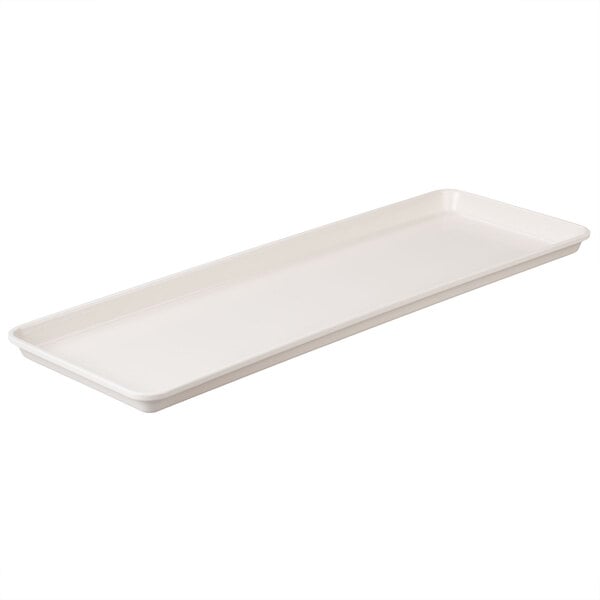 A white rectangular MFG Tray display tray.