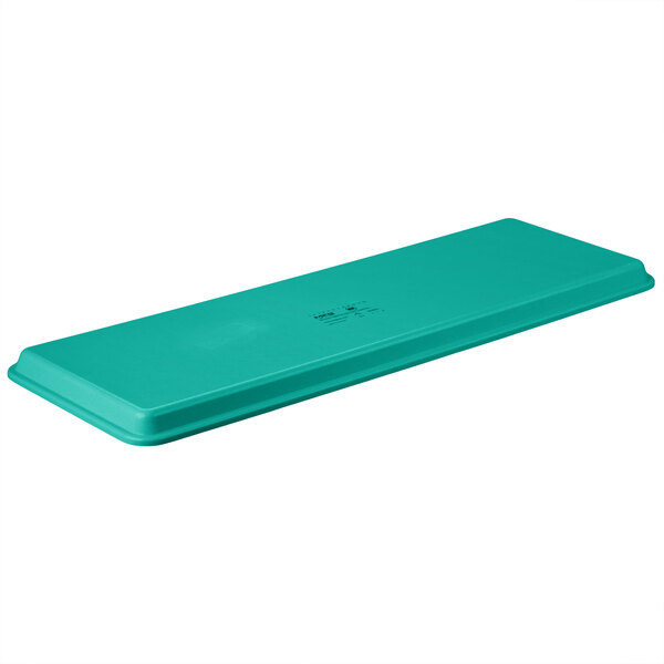 A mint green rectangular MFG Tray.