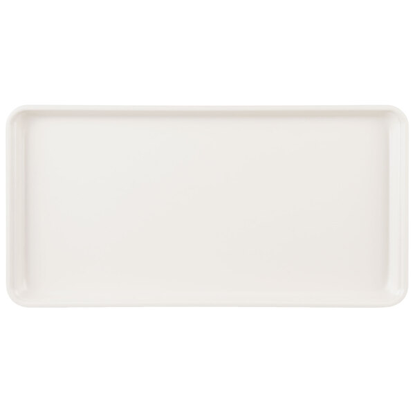 A white rectangular MFG Tray display tray.