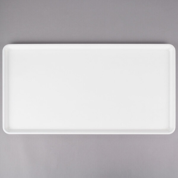A white rectangular MFG Tray display tray.