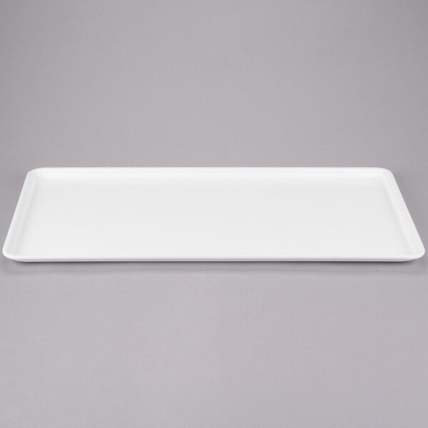 A white rectangular MFG Tray display tray.