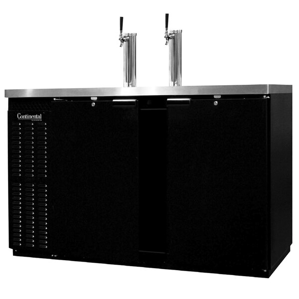 Continental Refrigerator KC59S Double Tap Kegerator Beer Dispenser