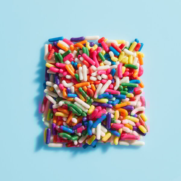 Adourne Rainbow Sprinkles 25 lb.