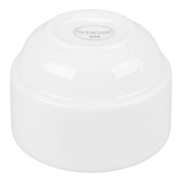 Libbey Reflections 8 oz. Aluma White Porcelain Stackable Bouillon - 36/Case