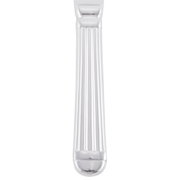 A Libbey stainless steel bread and butter knife with a black handle.