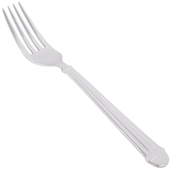 A Libbey stainless steel salad fork with a silver handle.