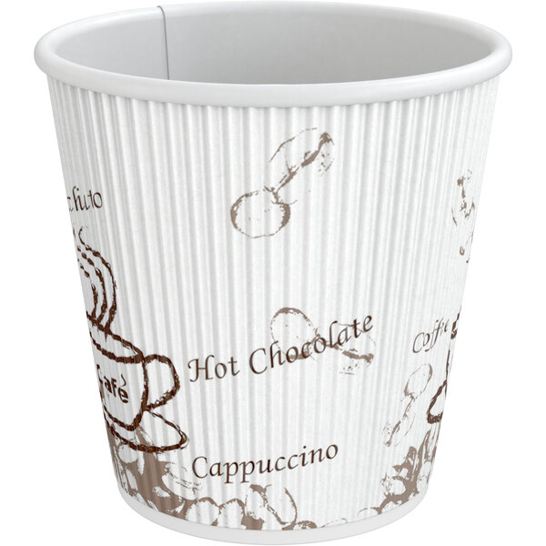 Choice Black Hot Paper Cup Travel Lid for 10-24 oz. Standard Cups and 8 oz.  Squat Cups - 100/Pack