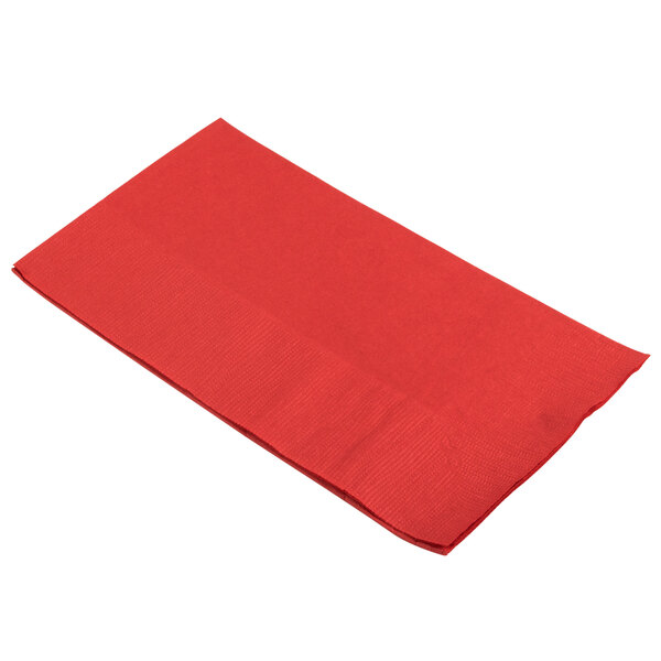 Red Paper Dinner Napkin (2Ply, Customizable) 1000/Case