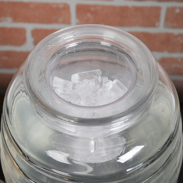 Core Glass Beverage Dispenser Ice Core and Infuser Set