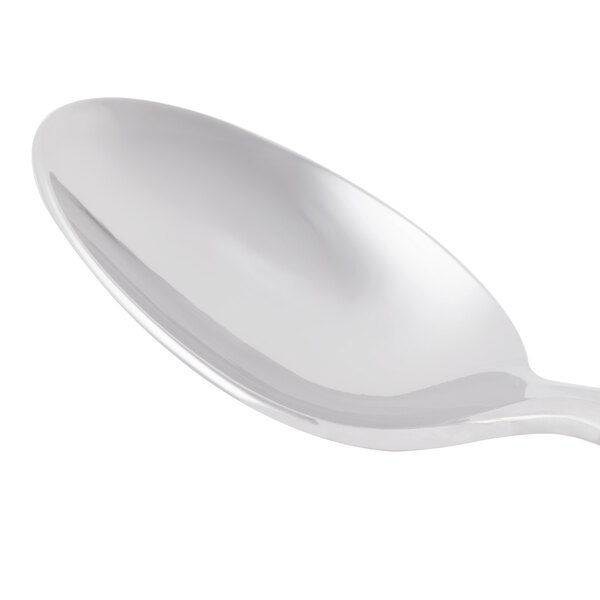 A Libbey stainless steel teaspoon with an oval handle.