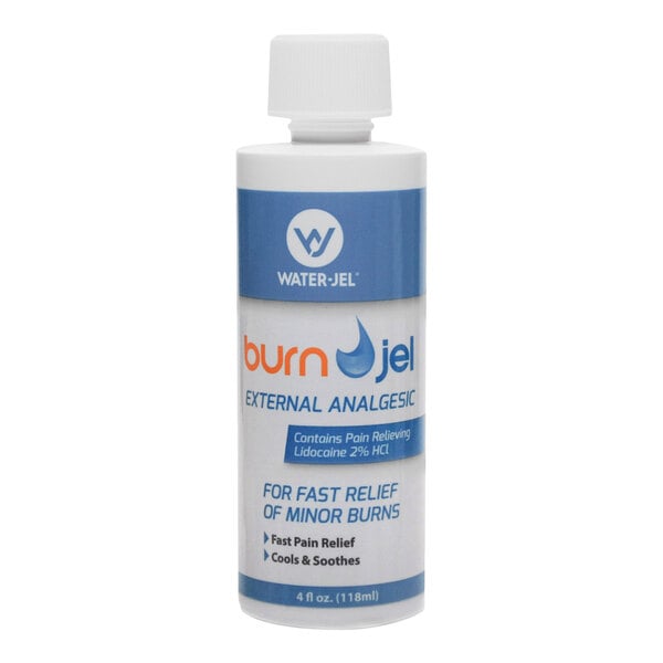 A 4 oz. bottle of Water-Jel burn gel for fast relief of minor burns.